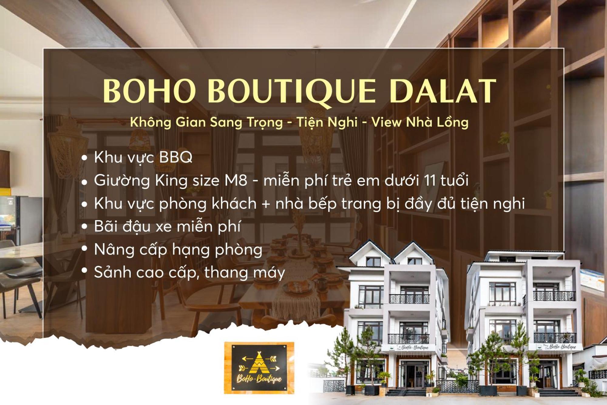 Boho Boutique Da Lat - View Nha Long Lang Man Hotel Exterior photo